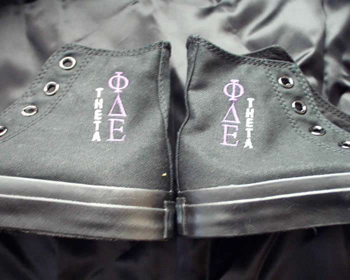 We Embroidery Shoes!!